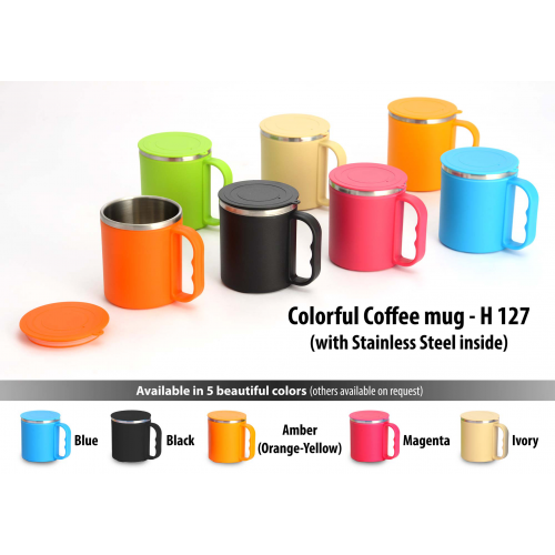 Colorful SS coffee mug - H127