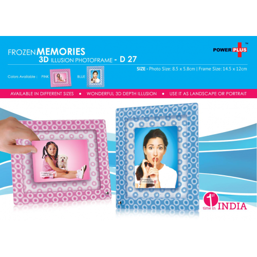 Frozen memories 3D photo frame (3 x 4) - D27