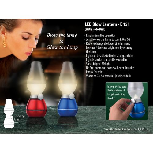 Blow lantern with roto dial - E151
