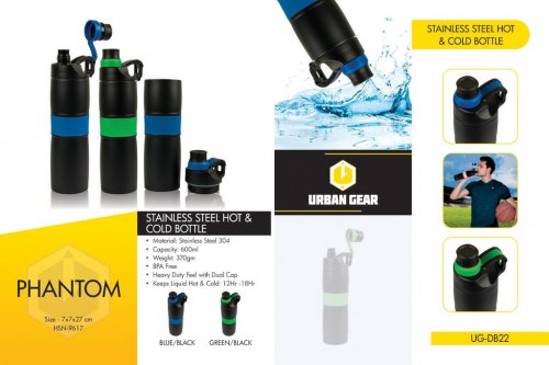 Stainless Steel Hot n Cold Bottle (600ml)- UG- DB22