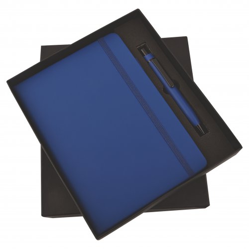 Blue Elastic Diary and Pen set SR-140