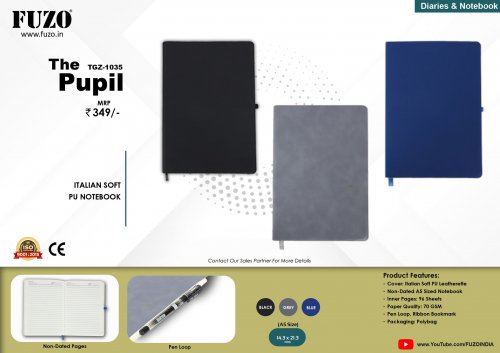 Fuzo The Pupil - A5 Notebook TGZ-1035