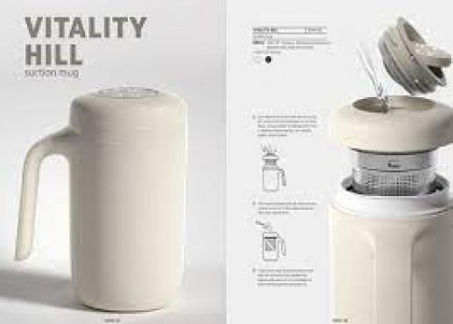 Artiart DRIN102 - Vitality Hill Thermel Suction Mug(380ml)