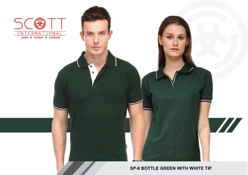 Scott Bottle Green with White Tip