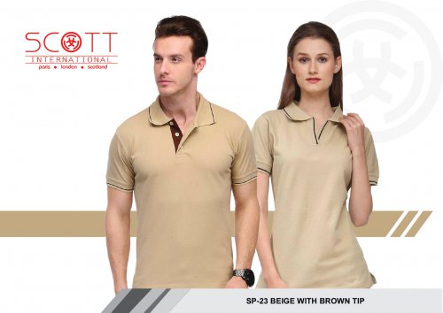 Scott Beige with Brown Tip