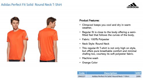 Adidas round neck T shirt DN3227