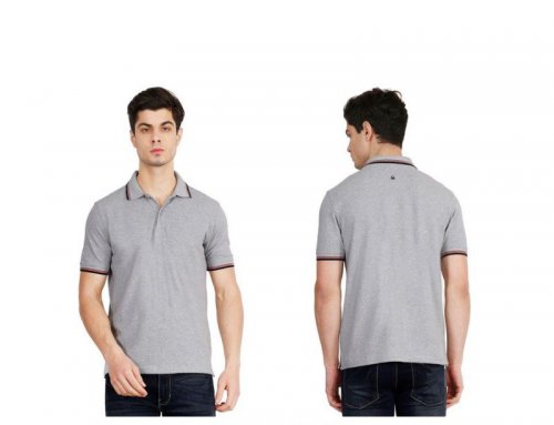 United colors of benetton Grey with Red and Black tipping