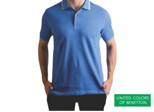 United colors of benetton Sea Blue with Yellow tipping