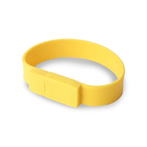 Yellow Wrist Band USB Pendrive
