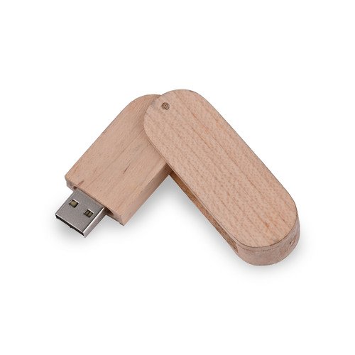 Wooden Swivel Pen drive CSW701