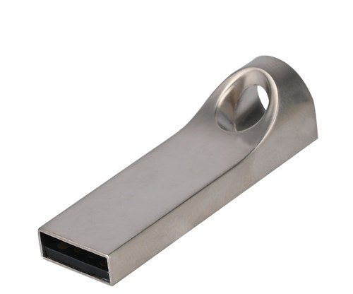 Satin Metal Round Pendrive CSM219