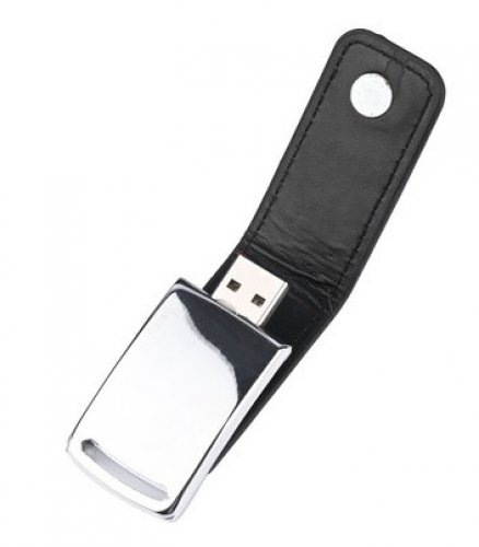 Black Leather Pendrive CSL203