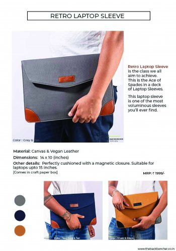 Back bencher Retro Laptop sleeve