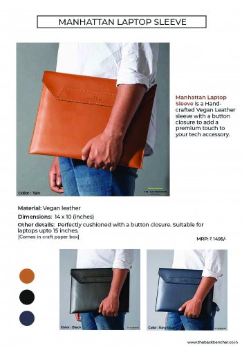 Back bencher Manhattan Laptop Sleeve