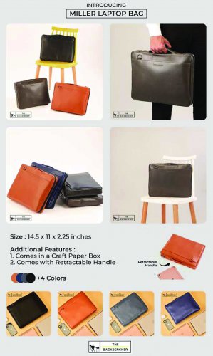 Back bencher Miller Laptop bag