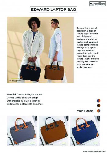 Back bencher Edward Laptop Bag
