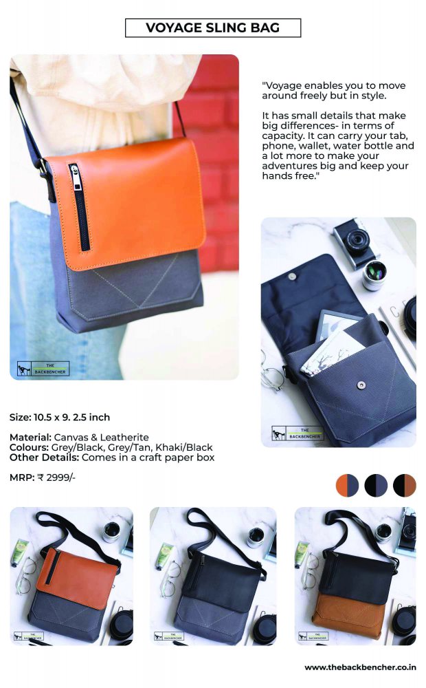 Back bencher Voyage Sling bag