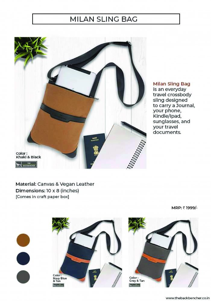 Back bencher Milan Sling Bag