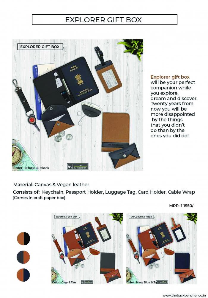 Back bencher Explorer Gift box
