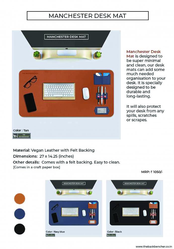Back bencher Manchester Desk mat