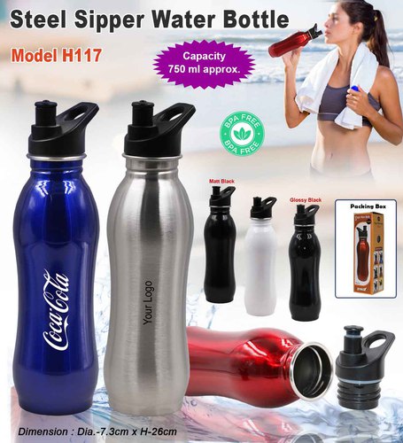 Steel Water Bottle 750 ml H-117