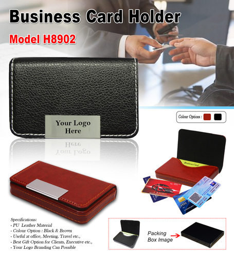 Visiting card holde metal plate H-8902