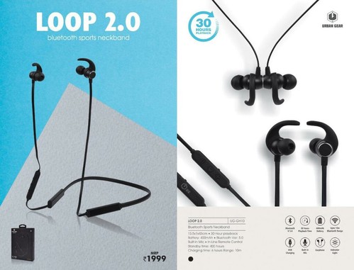 Bluetooth Sports Neckband - LOOP 2.0 - UG-GH10