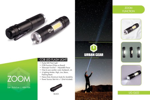 COB LED FLASH LIGHT - ZOOM - UG-GL03