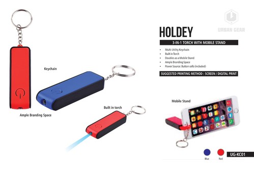 3-In-1 Torch With Mobile Stand - HOLDEY - UG-KC01