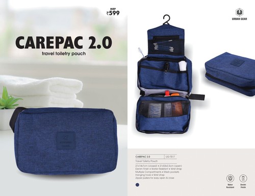 Travel Toiletry Pouch - CAREPAC 2.0-UG-TB17